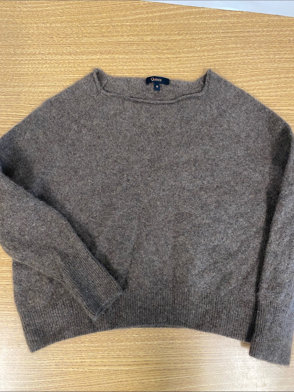 Mongolian Cashmere Boatneck Sweater
